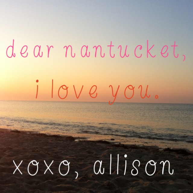 i love you nantucket