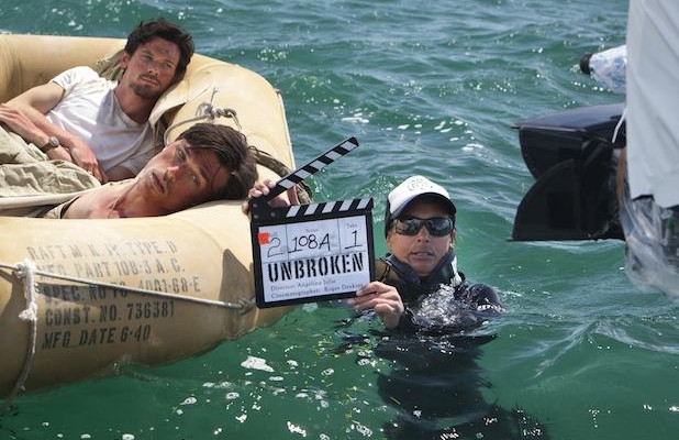 Publicity stills photography on the set of NBC Universal's movie 'Unbroken'