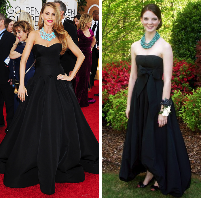 Caroline and Sofia - Stole my look - Golden Globes